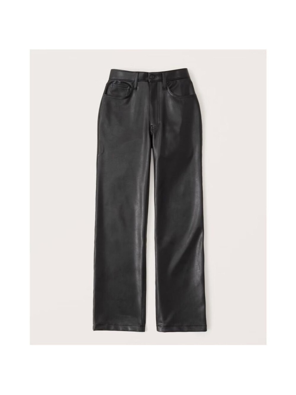 NEW: Express Black Buttery Soft Chic Leather Pants - Picture 5 of 13